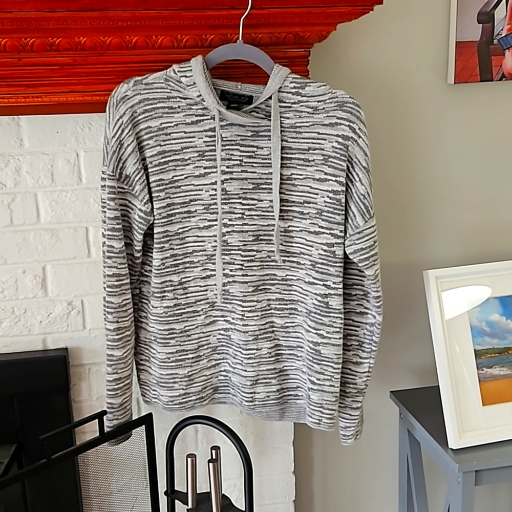 Grey Sweater with hood Rachel Zoe